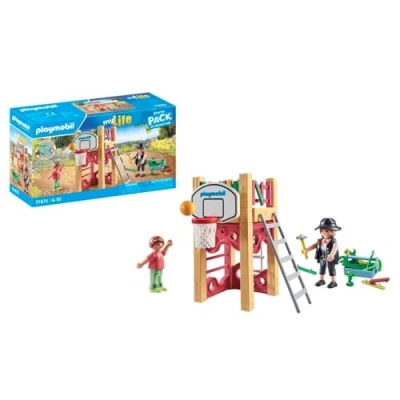 Imagen de PLAYMOBIL 71475 Charpentier avec tourelle de jeu