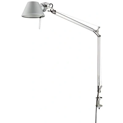 Imagen de Artemide Tolomeo Tavolo, Lámpara con soporte de pared en aluminio anodizado pulido