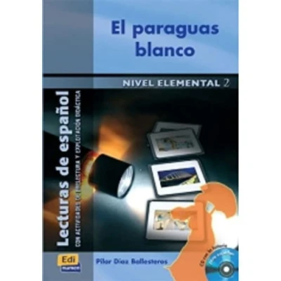 Imagen de El paraguas blanco Libro + CD: Book CD (Lecturas de español para jóvenes y adult)