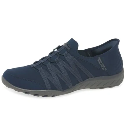 Imagen de Skechers Breathe Easy Roll with ME, Zapatillas Mujer, Navy, 40 EU