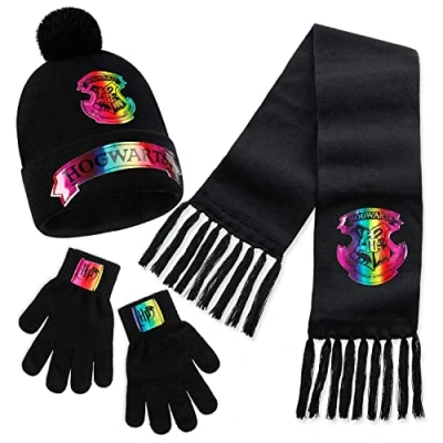 Imagen de Harry Potter Set Bufanda, Gorro y Guantes para Niñas