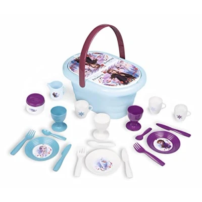Imagen de Smoby 310511 Frozen 2 Cesta Picnic, Multicolor, 21 Accesorios