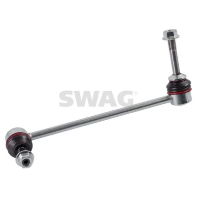 Imagen de SWAG 20 92 9615 Bieleta de suspensión Eje delantero, izquierda 248,5 M12 x 1,5 con tuerca autofijadora BMW: X5, X6