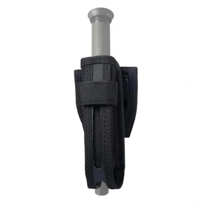 Imagen de MiOYOOW Soporte para bastón, Funda Linterna giratoria de 360 Grados, bastón portátil con liberación rápida Caza, Camping, Pesca