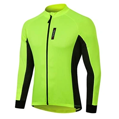 Imagen de MEETWEE Maillot Ciclismo Hombre, Bicicleta De para Jersey Manga Corta Cómodo Respirable Secado Rápido