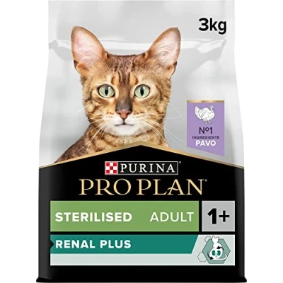 Imagen de Purina PRO PLAN pienso para Gato Esterilizado Pavo 4 x 3 Kg