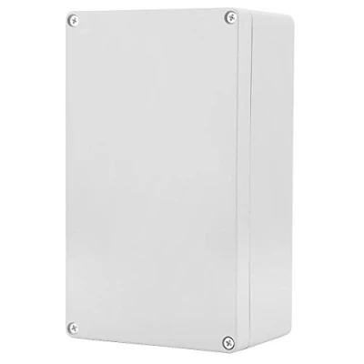 Imagen de Caja de Derivación Carcasa Instrumento Proyecto Eléctrico Resistente al Agua ABS IP65 para Electricidad Interior y Exterior Equipo Lucha contra el Fuego (200 x 120 75 mm)