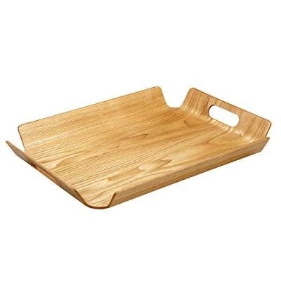 Imagen de Point Virgule PV LIV 1141 Bandeja con Bordes elevados y Asas Madera 55 x 40 5 cm