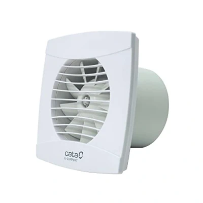 Imagen de Cata Extractor baño Modelo UC 10 Hygro de Serie Extractores Aire silencioso Color Blanco Detector Humedad Regulable