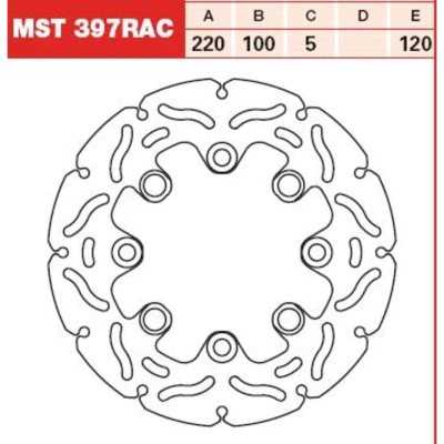 Imagen de TRW MST397RAC Disco de freno 220 5