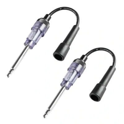 Imagen de 2 unidades de probador chispas encendido, bobina encendido ajustable, dispositivo comprobación bobinas multiusos, comprobador bujías, para