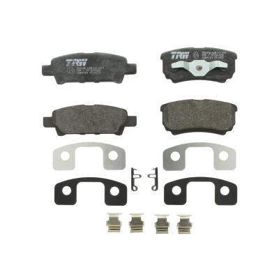 Imagen de TRW GDB4143 Juego de pastillas freno no preparado para indicador desgaste con accesorios DODGE: Caliber, Avenger Berlina, JEEP: Compass, Patriot