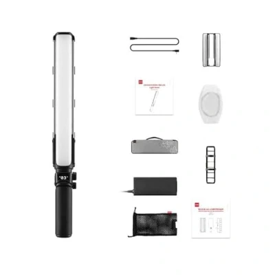 Imagen de Kit Luz Led Stick Zhiyun Combo Fiveray V60 Negro