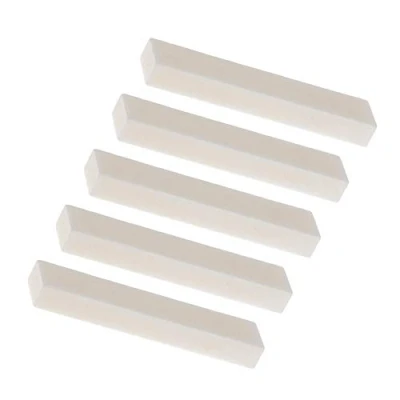 Imagen de Alnicov tuercas de hueso en blanco para guitarra, 5 guitarra acústica eléctrica clásica LP Folk, 52 x 10 6 mm