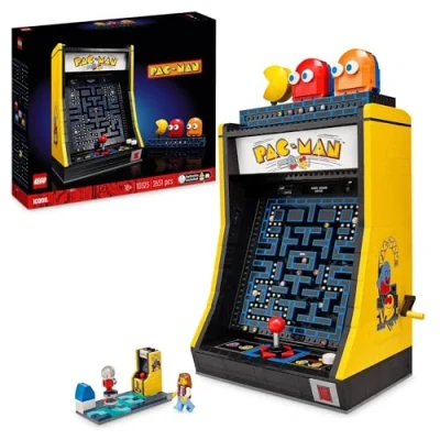 Imagen de LEGO 10323 Icons PAC MAN Juego Arcade, Maqueta para Construir con Adultos, M�quina de Personajes