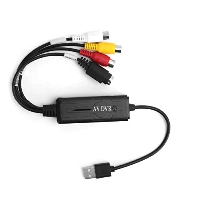 Imagen de Convertidor de audio y video USB2.0, adaptador tarjeta adquisición digital, soporte NTSC / PAL , captura USB2.0 para Win10