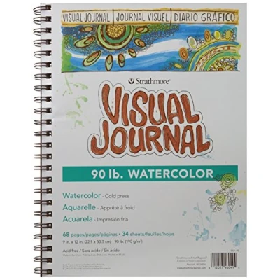 Imagen de Strathmore Alb ESP 9,5x12 34H Watercolor (400) 190g Blanc Nat, Papel, 9x12