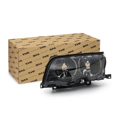 Imagen de TYC 20 0012 01 2 Faros izquierda H7/H7 para circulación por la derecha sin portalámparas, con electromotor BMW: 3 Berlina, Touring