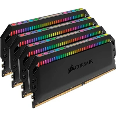 Imagen de Corsair Dominator Platinum RGB Kit de Memoria 64 GB DDR4 3600 MHz C18, con Iluminación LED RGB, 4 x 16 GB, Negro
