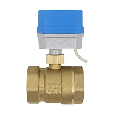 Imagen de Valvula 2 vias motorizada 220v electrovalvula 220 bola 1/2 3/4 1 1/4 pulgada (DN40 pulgada)