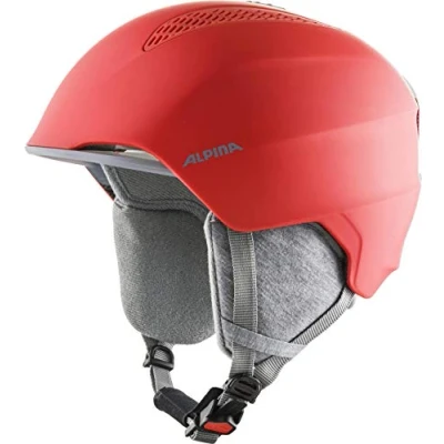 Imagen de ALPINA Grand JR Casco de esquí, Unisex Youth, Red, 51 54