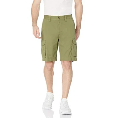 Imagen de Amazon Essentials Pantalón corto cargo de corte clásico (disponible en tallas grandes y largos especiales) Hombre, Verde Oliva Claro, 40W