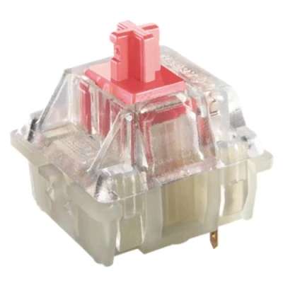 Imagen de Interruptores de Tecla Cherry MX Switch para Teclados Mecánicos Plate Mounted Switches MX3AL1NA (Cherry RGB Silent Red, 10 Piezas)