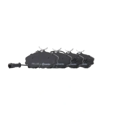 Imagen de BREMBO P 85 018 Juego de pastillas freno con contacto avisador desgaste tornillos pinza sin accesorios AUDI: 80 B4 Berlina, Coupe B3