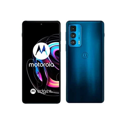 Imagen de motorola edge 20 pro (Pantalla 6.7&quot; 144Hz HDR10+ OLED, Qualcomm Snapdragon 870, TurboPower™, cámara 108MP, Super Zoom 50x, batería 4500 mAH, Dual SIM, 12/256GB, Android 11), Azul [Versión ES/PT]