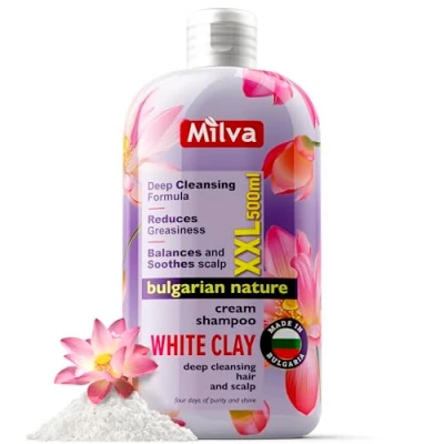 Imagen de MILVA, Champú de arcilla caolín, 500 ml