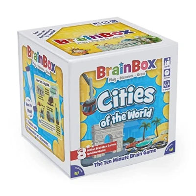 Imagen de Brainbox Cities (Refresh 2022) , Card Game Ages 8+ 1+ Players 10 Minutes Playing Time (GREG124444)