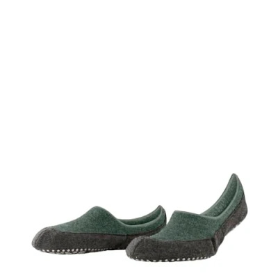 Imagen de FALKE Cosyshoe Invisible M HP lana puños en la suela 1 par, Calcetines para casa Hombre, Verde (Tundra Pine 7117), 41 42