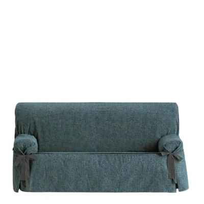 Imagen de Eysa Dream Funda de Sofa Lazos, 3 plazas, Color Gris
