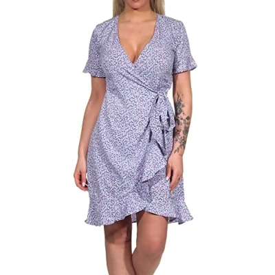 Imagen de ONLY Onlolivia WRAP Dress Vestido informal, Mujer, Talla: 42, Chinese violet