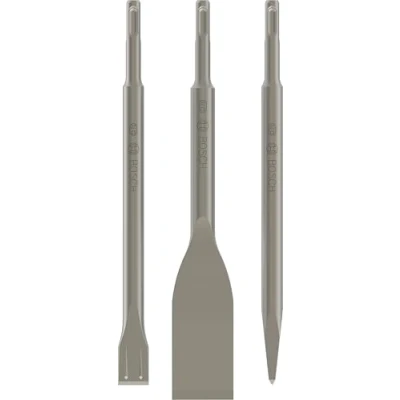 Imagen de Bosch 2 607 019 159 Juego de cinceles 3 piezas SDS plus 250; 260 x 20; 40 mm (pack 3)