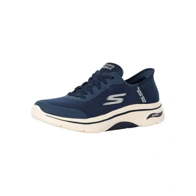 Imagen de Skechers Slip ins Manos Libres Go Walk Arch Fit 2.0 Simplicity 2, Zapatillas Hombre, Tela sintética Azul Marino, 44 EU