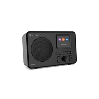 Imagen de Radio portátil Pure Elan One Dab+ con Bluetooth 5.0 (Radio Dab/Dab+ y FM, Pantalla de 2,4&quot;, 20 preselecciones, 3 Botones preselección, AUX 3,5 mm, Funcionamiento batería, USB) Negro