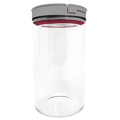 Imagen de Nerthus Recipiente hermético Redondo 1350 ml, Caja de conservación alimentos hermética, libre BPA, Cierre facil, Bote hermético, tupper, Única