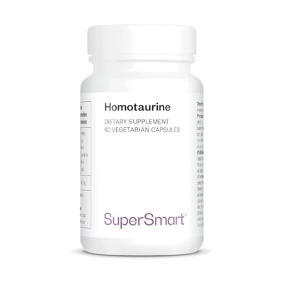 Imagen de Homotaurina Ayuda a combatir el envejecimiento cognitivo Propiedades sedantes Aminoácido natural Suplemento neuroprotector Vegano Sin gluten Supersmart