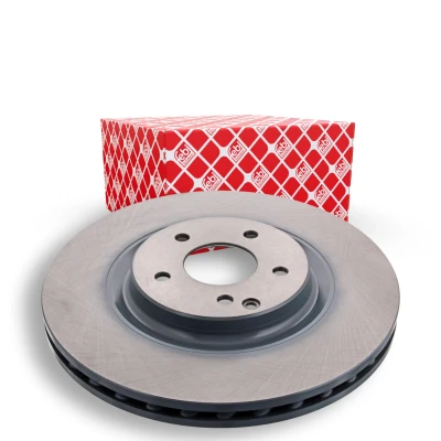 Imagen de FEBI BILSTEIN 43951 Disco de freno Eje delantero 330 28 5 112 ventilación interna revestido MERCEDES BENZ: Clase C Berlina, CLK Coupé, Coupé