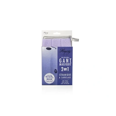 Imagen de Hagerty Microfiber Glove Tiles &amp; Ceramics Guante de Microfibra para Limpieza Azulejos y cerámica 23 x 13 cm I baños Ducha o bañera No Deja rayones ni Pelusas sin Productos químicos