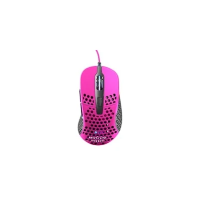 Imagen de Xtrfy M4 RGB, Ratón Gaming Ultraligero con Cable, Diseño Ergonómico para Diestros, Sensor Pixart 3389 de Última Generación, Iluminación RGB Regulable, Pink Edition