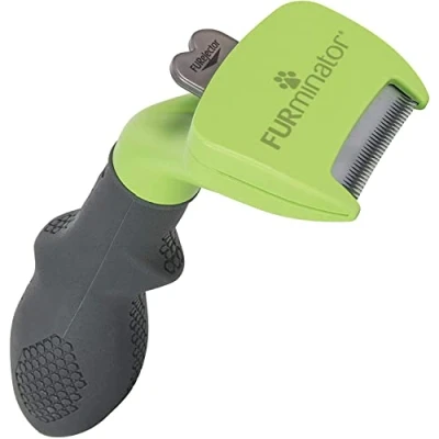 Imagen de FURminator deShedding, Tool para perros pequeños de pelo largo, Cepillo talla S eliminar el suelto, Diseño mejorado