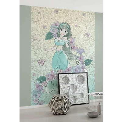 Imagen de Komar Disney Papel pintado fotográfico, Fieltro, Blau, Lila, 200 x 280 cm (Breite Höhe), Bahnbreite 50
