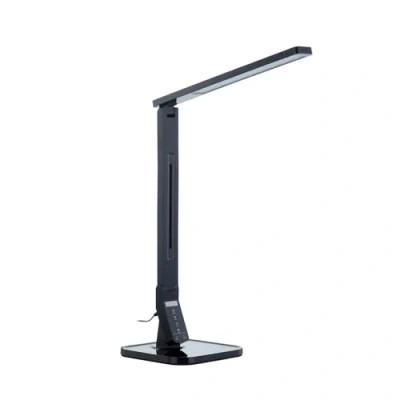 Imagen de Lindby Lámpara de mesa LED Eleni, negra, plástico