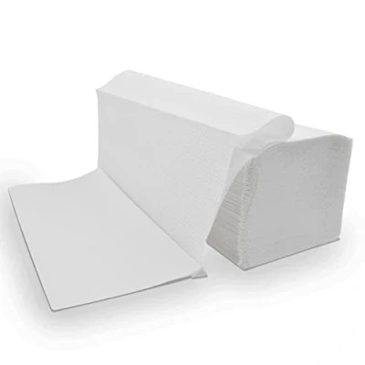 Imagen de Defacto toallas de papel extra suaves en zigzag, para dispensador especialmente absorbentes, 2 capas, color blanco (3200)