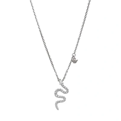 Imagen de Emporio Armani Sentimental Collar silvertone, Mujer, Talla: One Size, Silver tone