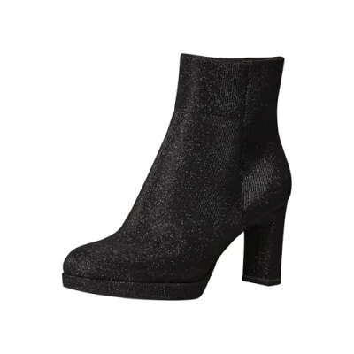 Imagen de Tamaris Bota Con Tacón para Mujer, Textil, Negro Purpurina, 42 EU