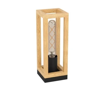 Imagen de EGLO Nafferton lámpara de mesa madera