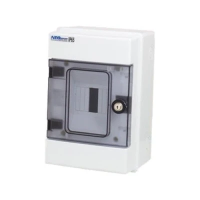 Imagen de Caja de distribución pequeña con cerradura RH 4/Z IP65 AP 4439